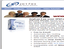 Tablet Screenshot of joyfax.com